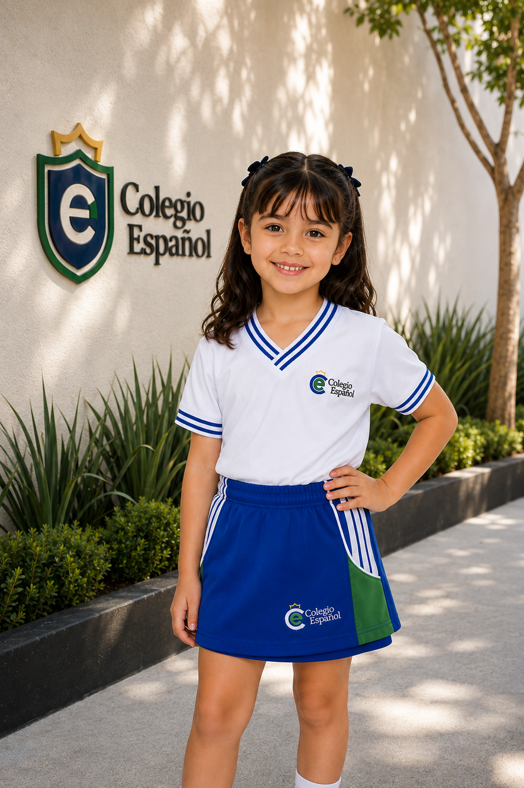 Falda Short Deportiva Escolar